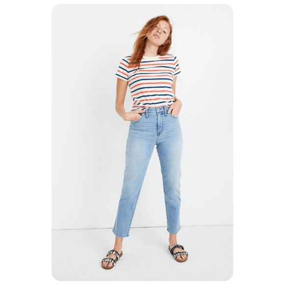 Madewell TALL Stovepipe Jeans in Vance Wash sz 28T - Picture 1 of 7